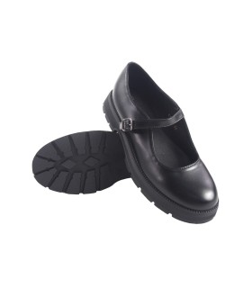 Chaussure noire pour fille BUBBLE BOBBLE c788