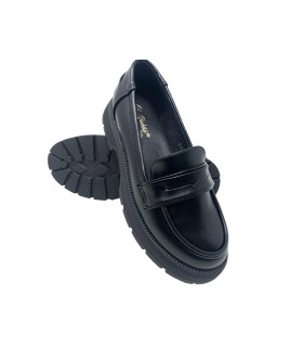 BUBBLE BOBBLE c780 schwarzer Mädchenschuh