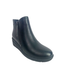 Bota feminina de cano curto HISPAFLEX 2512 preta
