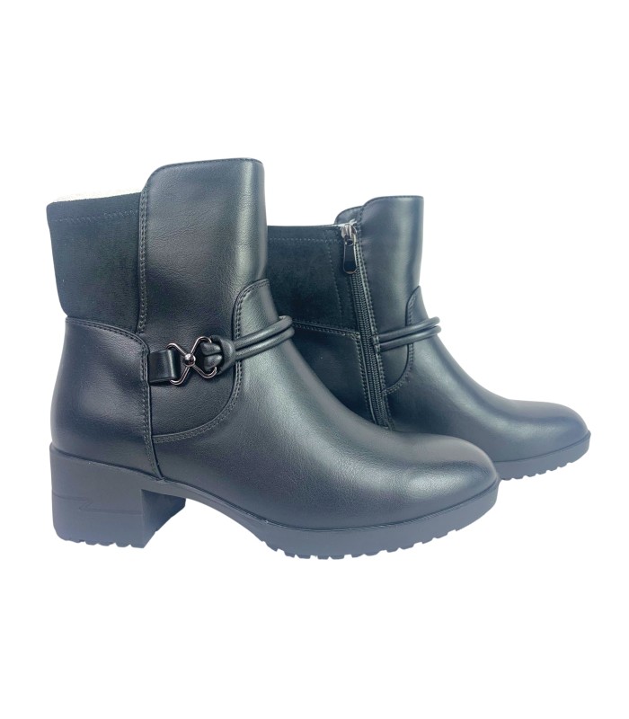 HISPAFLEX 2544 schwarze Damenstiefelette HISPAFLEX 2544 schwarze Damenstiefelette