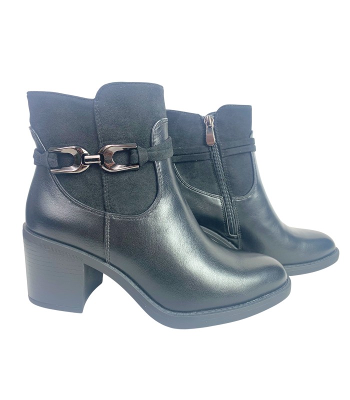 HISPAFLEX 2533 schwarze Damenstiefelette HISPAFLEX 2533 schwarze Damenstiefelette