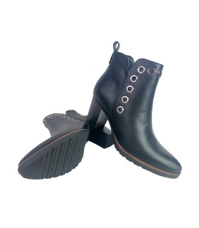 HISPAFLEX 2521 schwarze Damenstiefelette