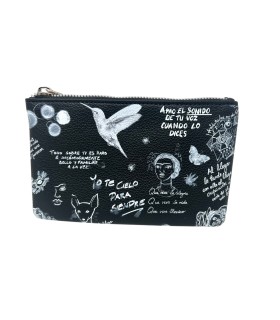 Damenaccessoires FRIDA KAHLO k4986 schwarz