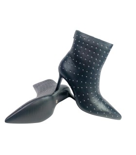 Botas de cano curto femininas pretas MARIA MARE 63636