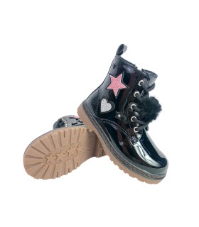 Botas pretas de cano curto XTI KIDS 151092 para meninas