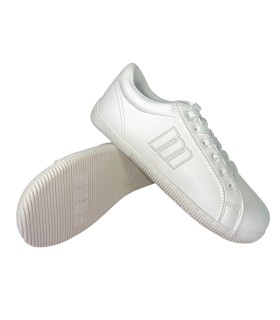 Chaussure femme MUSTANG 60837, respectueuse, blanche