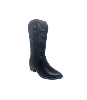 Bota feminina preta MUSTANG 59794