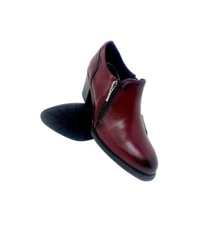 BAERCHI 40180 burgunderroter Damenschuh