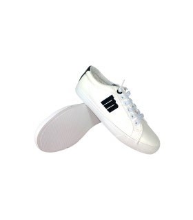 Sapato feminino MUSTANG 60615 preto e branco