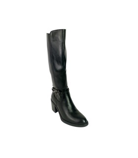 Bota feminina preta HISPAFLEX 2530
