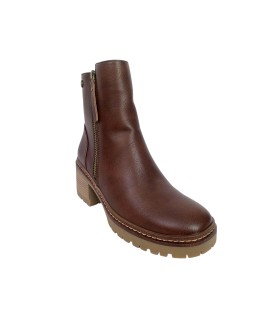 Bota feminina de cano curto XTI 144455, marrom