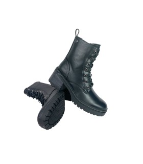 Bota feminina de cano curto XTI 144454 preta