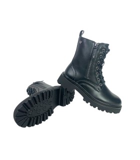 Bota de cano curto feminina XTI 144428 preta