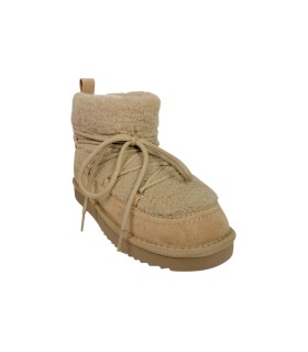 Botas de cano curto femininas XTI 144728 na cor taupe