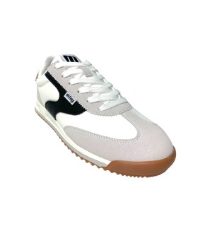 Sapato feminino MUSTANG 60858 preto e branco