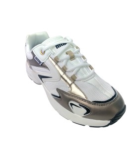 Sapato feminino MUSTANG 60831 preto e dourado