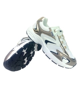 Sapato feminino MUSTANG 60831 preto e dourado