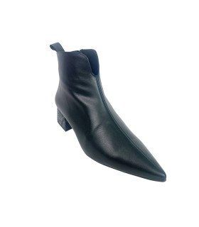 Botas de cano curto femininas DESIREE rabat 7 pretas