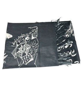 Complementos señora FRIDA KAHLO k2172 negro