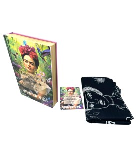 Damenaccessoires FRIDA KAHLO k2172 schwarz