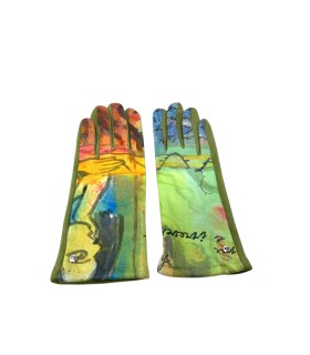 Complementos señora FRIDA KAHLO k0430 verde