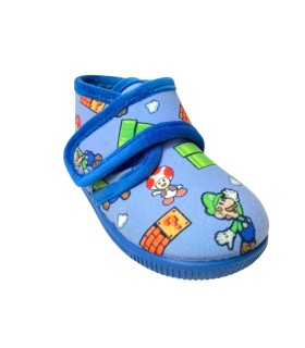 En faisant le tour de la maison, enfant VULCA BICHA 053 bleu