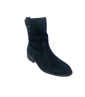 Botas de cano curto femininas pretas BIENVE 2a1496