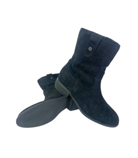 Botas de cano curto femininas pretas BIENVE 2a1496