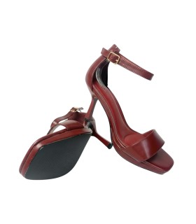 Frau BIENVE Zeremonie a2215 Burgund