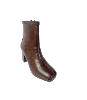 Botas de cano curto femininas BIENVE a5421 marrons