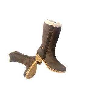 Bota feminina marrom BAERCHI 60302 marrom
