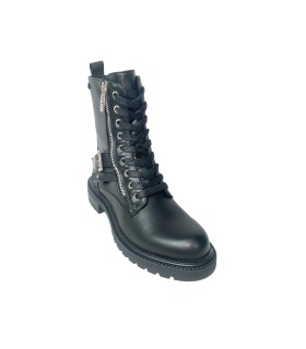Botas de cano curto femininas pretas MUSTANG 54774