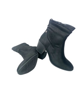 Botas de cano curto femininas pretas MUSTANG 59501