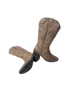 Bottes marron pour femmes MUSTANG 59794