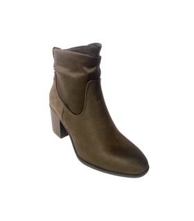 Bottines marron pour femmes MUSTANG 59501