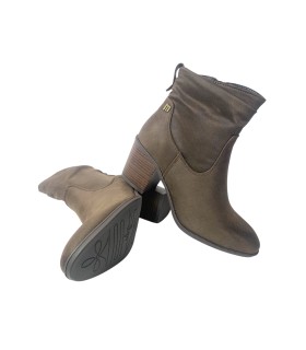 Bottines marron pour femmes MUSTANG 59501