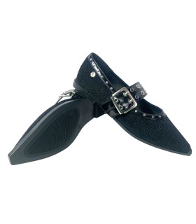 Sapato feminino preto ISTERIA 532