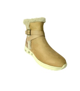 Botas de cano curto femininas AMARPIES 29413 e cor taupe