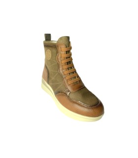 Botas de cano curto femininas AMARPIES 29422 e cor taupe