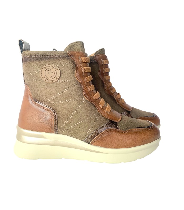 Botín señora AMARPIES 29422 amd taupe Botín señora AMARPIES 29422 amd taupe