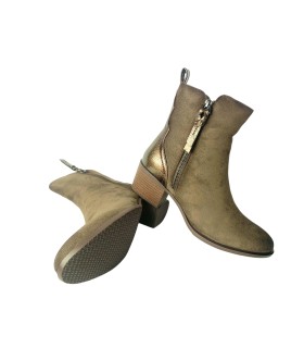 Botas de cano curto femininas AMARPIES 29504 azs marrom