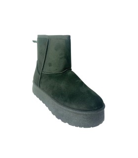 Botas de cano curto femininas pretas D'ANGELA 29100 dhi