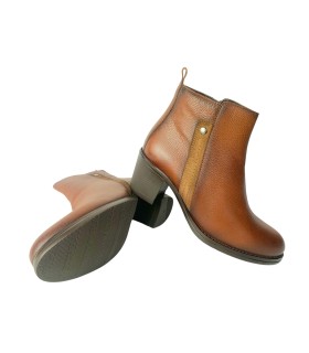 Botas de tornozelo femininas KAOLA 8819 em couro