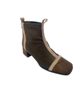 Botas de cano curto femininas BIENVE a3446 marrons