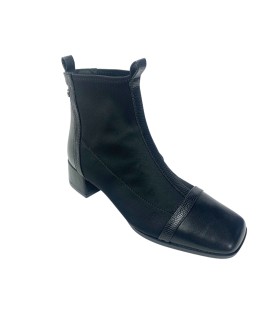 Botas de cano curto femininas pretas BIENVE a3446