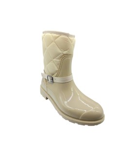 Bottes de pluie beiges KELARA k21117 pour femmes