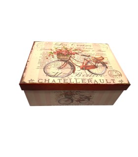 Complementos  LAKESIDE caja regalo 23-25x17x10 cm beig