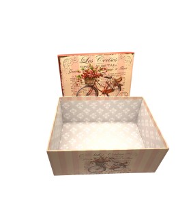 Coffret cadeau accessoires LAKESIDE 23-25 x 17 x 10 cm beige