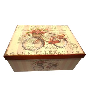 Complementos  LAKESIDE caja regalo 31-33x24x13 cm beig