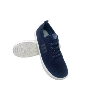 Sapato masculino MUSTANG 84801 azul, elegante e discreto.